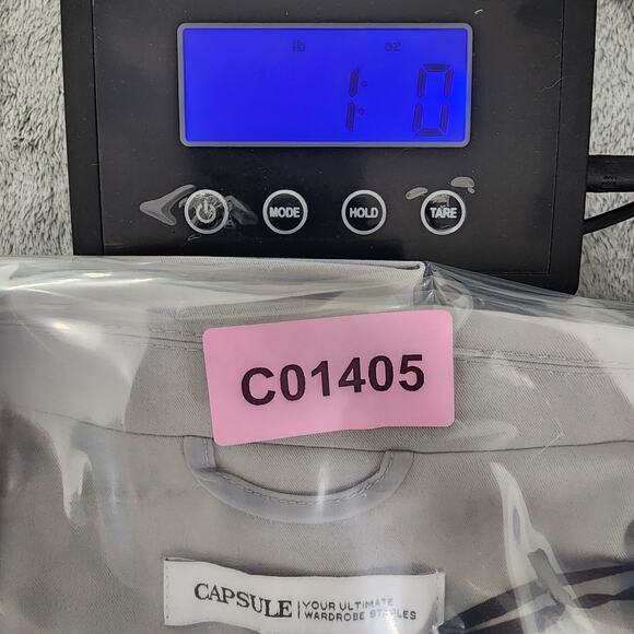 JD Williams Capsule Blazer Womens 10 Light Gray Single Button Preppy Office - Picture 12 of 12